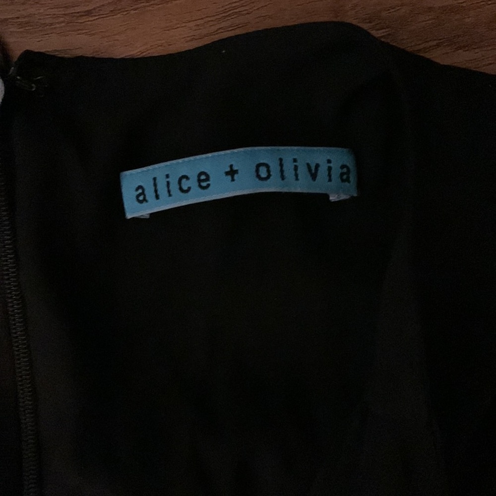 Alice + Olivia Deep V-neck Jumpsuit - Picture 7 of 7